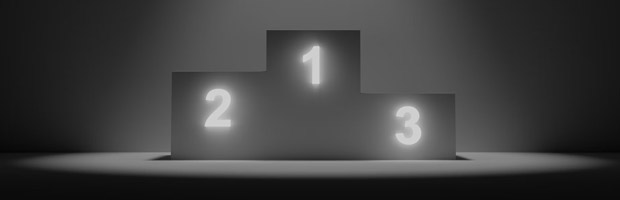 Graphic of winners podium 